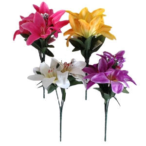 Zieds dekoratīvais(pu&scaron;ķis)-Lilija 25cm (5)