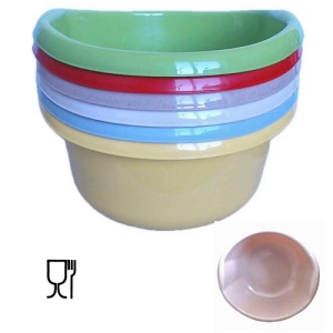 Bļoda plastmasas 15L Ø38cm H19cm LAMELA