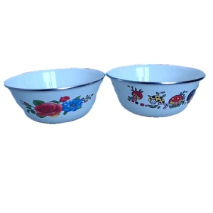 Bļoda 0.8L &Oslash;18cm H7.5cm emaljēta