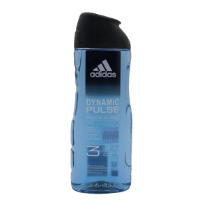 Dušas želeja 400ml ADIDAS Men 3in1 Dynamic pulse