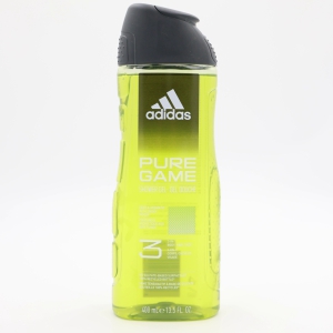 Dušas želeja 400ml ADIDAS Men 3in1 Pure game