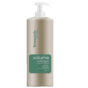 Šampuns ROMANTIC 0.85L(profesionāls)Volume,z aļie māli + zaļās tējas ekstrakts