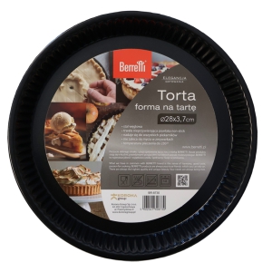 Forma tortes Ø28x3.7cm metāla