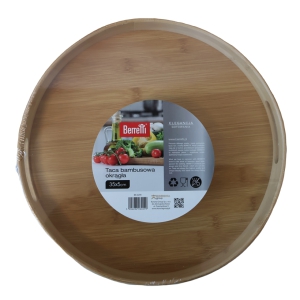 Paplāte Ø35 H5cm bambusa Berrelli