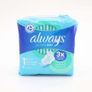 Higiēniskās paketes ALWAYS Ultra Normal, 9gab.