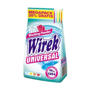 Veļas pulveris WIREK 10kg Universāls