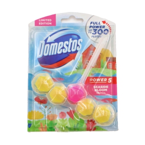 Tualetes bloks 50gr Domestos Power 5 Seaside bloom tropical