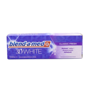 Zobu pasta Bleand-a-med 75ml  3D White Classic fresh