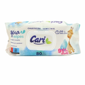 Mitrās salvetes 1/80 Cari aqua 