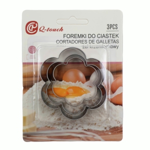 Formiņas cepumiem metāla 3gab.