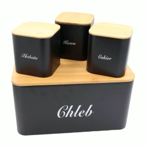 Maizes kaste ar 3 uzglabā&scaron;anas traukiem  35x23x18.5cm Edenberg EB126