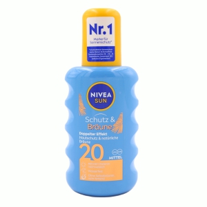 Krēms saules aizsardzībai Nivea SUN 200ml(Schutz&Braune)izsmidzināms