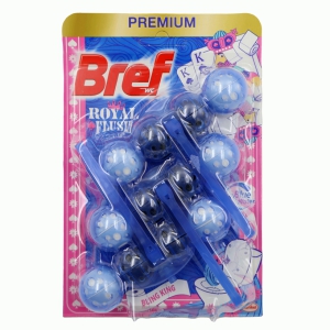 Tualetes bloks 3x50gr BREF(Premium) Bling kling blue water