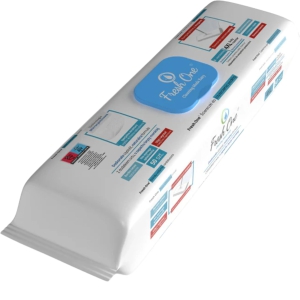 Mitrās salvetes grīdas tīrī&scaron;anai Fresh One 50gab. ar okeāna aromātu