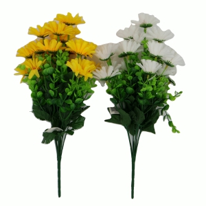 Zieds dekoratīvais(pu&scaron;ķis)-Margrietiņas 45cm (35)