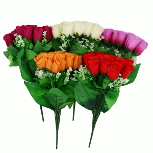 Zieds dekoratīvais(pu&scaron;ķis)-Rozes 40cm (14)