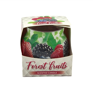 Svece stikla traukā aromātiska 70g.(Admit)Forest bruits