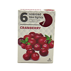 Tējas sveces 6.gab (Admit)Cranberry