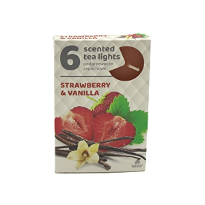 Tējas sveces 6.gab (Admit)Strawberry &Vanilla