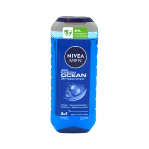 Du&scaron;as želeja NIVEA 250ml MEN 3in1 Fresh Ocean