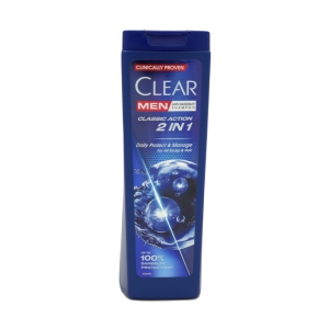 &Scaron;ampūns CLEAR 360ml Men Classic Action 2in1