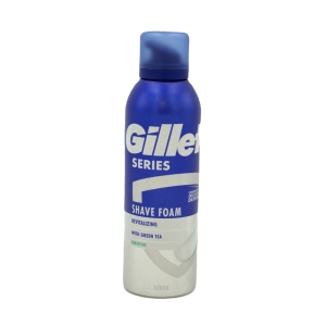 Skū&scaron;anās putas Gillette 200ml Series Revitalising With Green Tea Sensitive