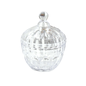 Cukurtrauks stikla ar vāku &Oslash;10.5cm H15cm