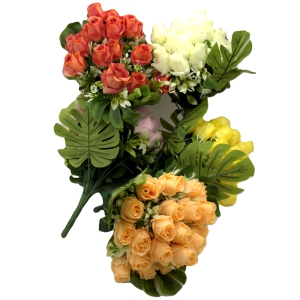 Zieds dekoratīvais(pu&scaron;ķis)-Rozes 40cm (24)