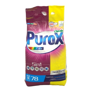 Veļas pulveris PUROX 5.5kg Color