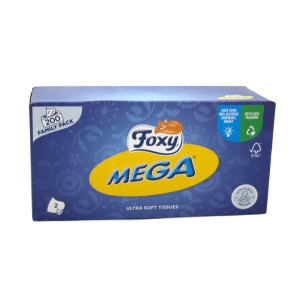 Kabatlakatiņi Foxy Mega 200gb, 2 slāņi,100% celuloza