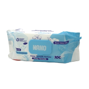 Mitrās salvetes Nano 100gab,virsmu tīrī&scaron;anai