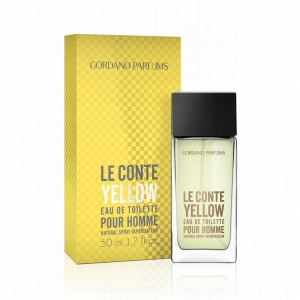 Tual.ūdens 50ml vīrie&scaron;iem Gordano parfums(LE CONTE YELLOW)